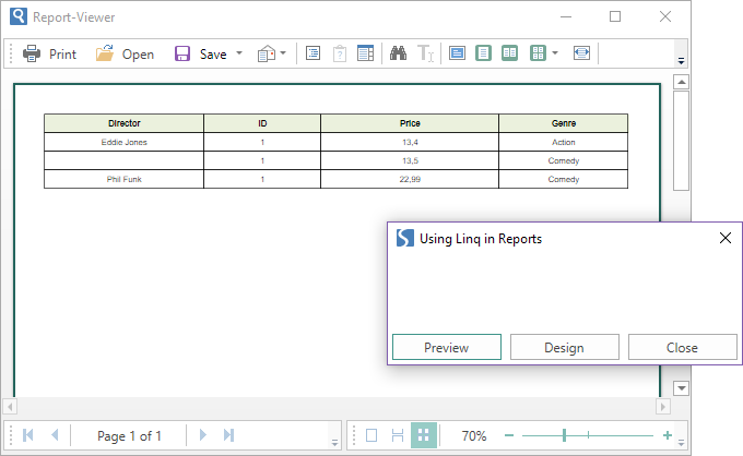 Stimulsoft Reports.Wpf 教程：在報(bào)表中使用LINQ