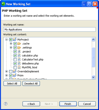 Zend Studio使用教程：什么是PHP工作集？如何創建？