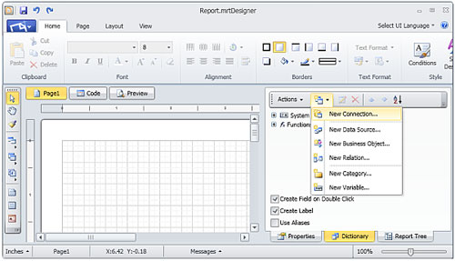 Stimulsoft Reports.Wpf，報表檢測器，數據源，訂單，修復報表