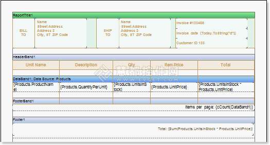 在Stimulsoft Reports報表中如何創建發票